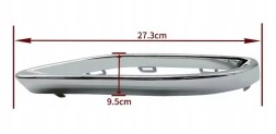 Ertons ERT-235000HG ХРОМОВАНА ВИХЛОПНА Смуга L ДИФУЗОР MERCEDES W177 W205 W213 W238 W247 W253 W257 + ВАФЛІ СКАВА ЕЛІТЕС ДЕ ЛЮКС 20Г