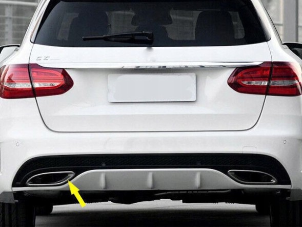 Ertons ERT-235000HG ХРОМОВАНА ВИХЛОПНА Смуга L ДИФУЗОР MERCEDES W177 W205 W213 W238 W247 W253 W257 + ВАФЛІ СКАВА ЕЛІТЕС ДЕ ЛЮКС 20Г
