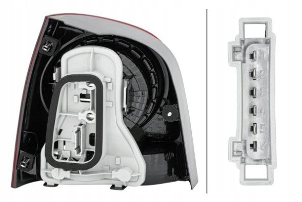 Hella 2VP 965 303-081 Задній ліхтар 2vp 965 303-081 hella vw polo iv