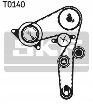 SKF VKMC 05194 Комплект грм + водяний насос vkmc 05194 skf saab