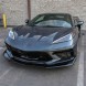 Китай 000-CORV20-CSVZR1 Спойлер-накладка на бампер VZR1, чорний глянс, CHEVROLET CORVETTE C8 2020-24