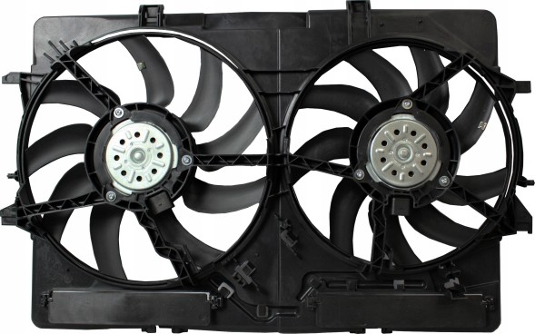 Loro WENTYLATOR CHŁODNICY + OBUDOWA AUDI A4 A5 8T 2008-2015 ВЕНТИЛЯТОР РАДІАТОРА + КОРПУС AUDI A5 8T 2008-2015 р.в.