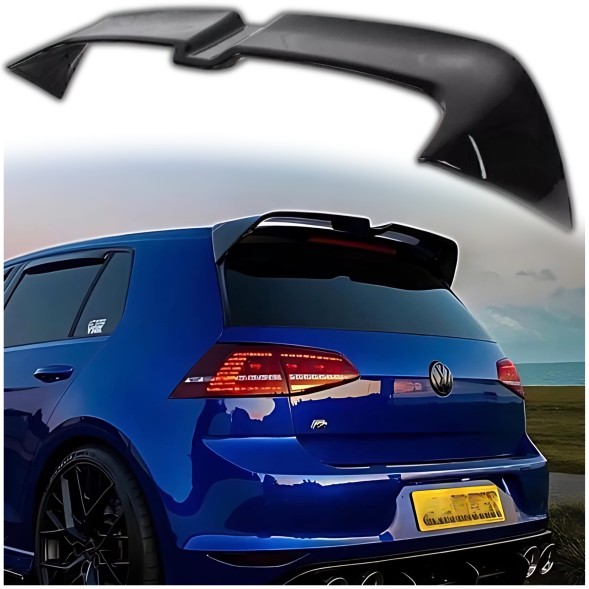 Китай Spoiler Oettinger Style GOLF 7 7,5 GTI R Спойлер Golf 7/7.5 GTI R Oettinger чорний глянець накладка MK7 дашок VII