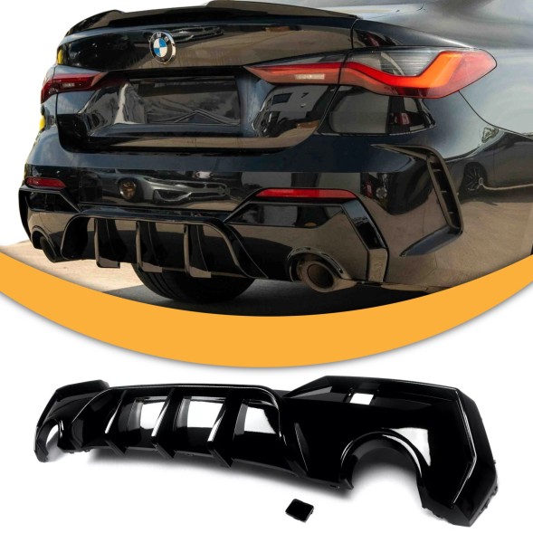 Китай Dyfuzor Dokładka Zderzaka M Performance BMW G22 G23 Дифузор BMW G22 G23 Накладка заднього бампера Чорний Блиск M Пакет МП Задній