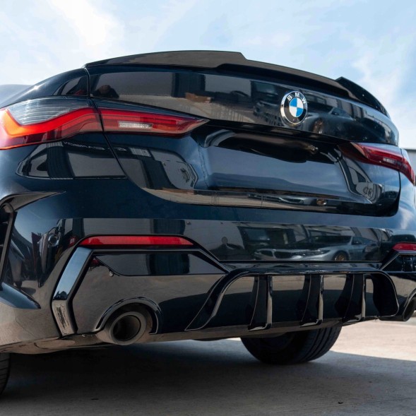 Китай Dyfuzor Dokładka Zderzaka M Performance BMW G22 G23 Дифузор BMW G22 G23 Накладка заднього бампера Чорний Блиск M Пакет МП Задній