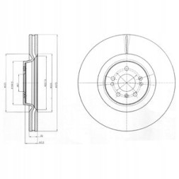 Delphi BG9060C Гальмівні диски delphi bg9060c