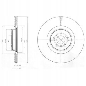 Delphi BG9060C Гальмівні диски delphi bg9060c