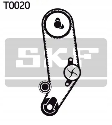 SKF VKMC 01032 Комплект грм + водяний насос vkmc 01032 skf audi