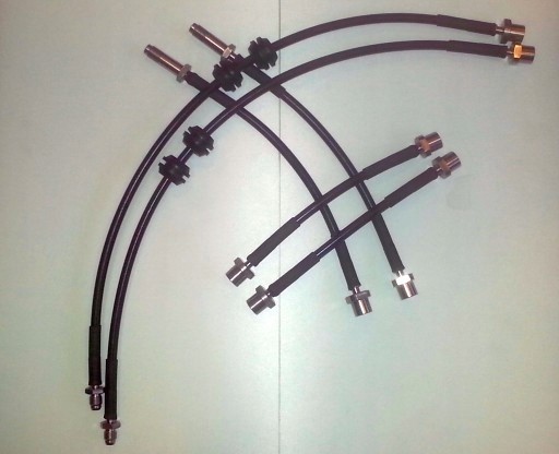 Pizza Brakes Przewody hamulcowe w stalowym oplocie BMW 3 E90 Гальмівні дроти в сталевому обплетенні BMW 3 E90