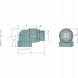 CHINA 85002140 Oleodinamica marchesini роз'єм поворотний 90 wdk-24