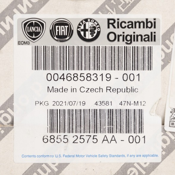 Fiat OE Каталожний номер FIAT 46862627