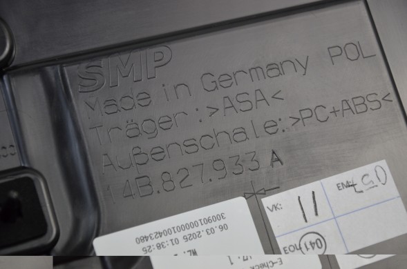 Volkswagen OE 14B827933A OEM СПОЙЛЕР ДАХУ ЛЬОТКА ЗАДНЯ ЗАСЛІНКА VW ID.7 ID7 14B827933A LY9T ORG