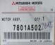 Mitsubishi OE 7801A502 Мотор вентилятора Mitsubishi Pajero IV 2007-