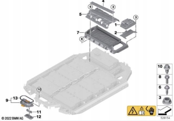 BMW OE 61278842777 Контролер акумулятора високовольтної батареї 8842777 НОВИЙ BMW iX i20
