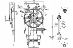 Nissens PRO/85162 NIS Вентилятор радіатора (з корпусом) fiat idea punto l + асистент зіткнення #34