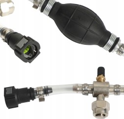 PA Diesel Entlüftungs und Priming-Set НАБІР ДЛЯ ВІДКАЧУВАННЯ ДИЗЕЛЬНОГО ПАЛИВА, 7 ПРЕДМЕТІВ, УНІВЕРСАЛЬНІ АДАПТЕРИ