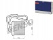 Denso DRR12003 DEN/ZS Обігрювач (214x263x25) iveco daily iii 2.3d / 2.8d