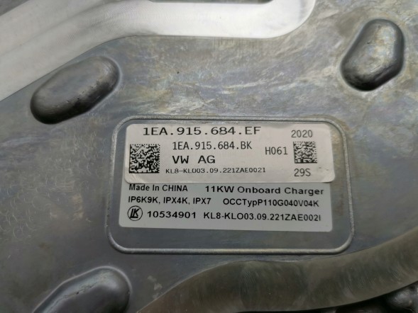 Volkswagen OE 1EA915684EF, DWP529231OE ЗАРЯДНИЙ ПРИСТРІЙ ВИСОКОЇ НАПРУГИ SEAT BORN VW ID.3 ID3 1EA915684EF НОВИЙ ОРИГІНАЛ
