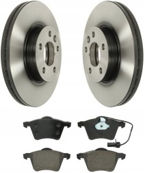 Maxgear 2× Maxgear 19-1035SPORT Гальмівний диск + ГАЛЬМІВНІ КОЛОДКИ ПЕРЕДНІ FORD GALAXY І SEAT ALHAMBRA VOLKSWAGEN SHARAN