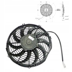 Spal 5903991490209 ВЕНТИЛЯТОР SPAL VA09-AP12/C-54S ШТАМПУВАЛЬНИЙ 12В 280мм