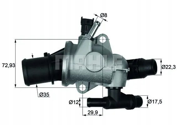 Mahle TI 152 88 Термостат ti 152 88 mahle