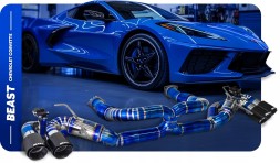 Китай Tytanowy Układ Wydechowy Aktywne Klapy Chevrolet Corvette C8 Plug &amp; Play Титанова вихлопна система з активними заслінками Chevrolet Corvette C8 Plug &amp; Play