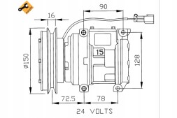 NRF NRF 32243 Nrf компресор кондиціонера