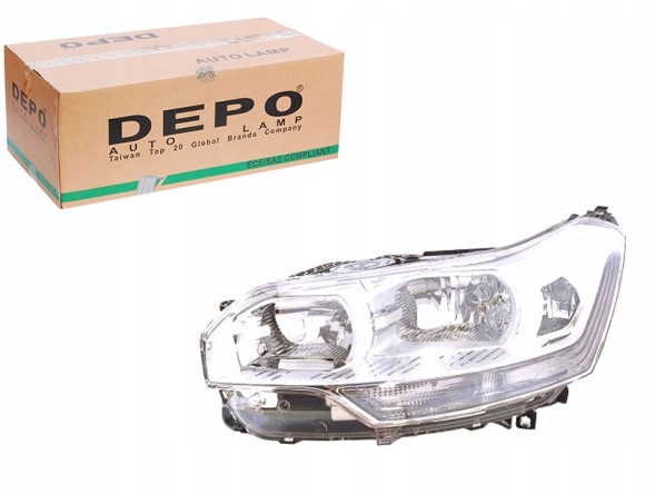 Abakus 552-1128LMLD-EM Фара з двигуном, кольоровий вкладиш depo 552-1128lmld-em