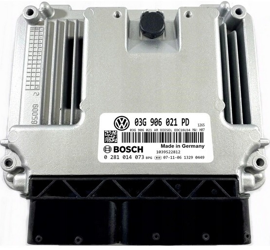 OEM 001001007150E, 0281014073, 03G906021PD Комп'ютер ecu vw caddy 1.9 0281014073 03g906021pd immo off