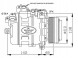 NRF 32123 Nrf компресор кондиціонера bmw 320i 98-00