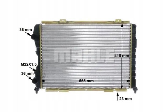 Mahle CR 1408 000S Охолоджувач води cr 1408 000s mahle