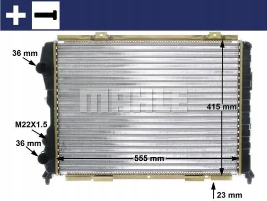 Mahle CR 1408 000S Охолоджувач води cr 1408 000s mahle