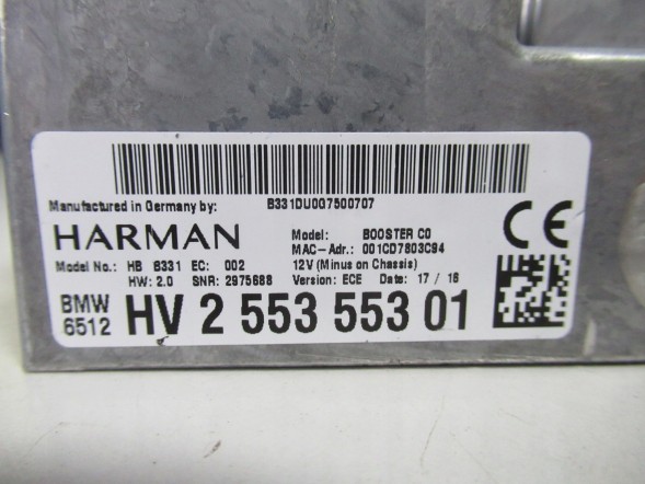 BMW OE BMW G07 G20 G11 ПІДСИЛЮВАЧ 2553553 BOOSTER HB B331