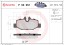 P50051 BREMBO Комплект гальмівних колодок з 4 шт дисків