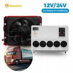 Sunster SUNSTER S-AC1 12V Парковальний кондиціонер настінний 12в split для вантажівки/кампера sunster