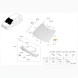 ECP MOBILITY 86190-R2000 | 86190R2000 | 86190 R2000 | 86190.R2000 | KIA | SPOTAGE | V | 5 Лівий трикутник крила (захист) ECP MOBILITY для KIA Sportage V 86190-R2000