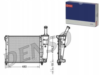 Denso 86376824 DEN Dendrm09161 охолоджувач двигуна fiat 500, 500 c + помічник водія #33