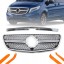 TOPGER KRG-ME-239 XX РЕШІТКА РАДІАТОРА MERCEDES DB VITO W447 2020- СРІБЛЯСТА ДІАМАНТ