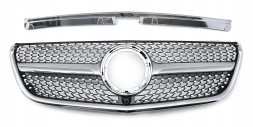 TOPGER KRG-ME-239 XX РЕШІТКА РАДІАТОРА MERCEDES DB VITO W447 2020- СРІБЛЯСТА ДІАМАНТ