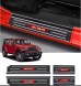 7Mot 777654 Накладки на пороги JEEP WRANGLER JL 4 ДВЕРІ CARBON Ювілейні 2018-2025