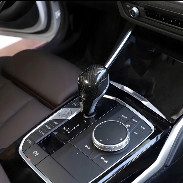 Китай TBC-X101 Карбонова накладка на важіль перемикання передач для BMW 1/2/3/4/8/Z4/X3/X4/X5/X6 (2018-2024)