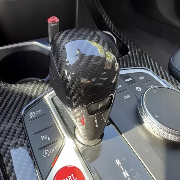Китай TBC-X101 Карбонова накладка на важіль перемикання передач для BMW 1/2/3/4/8/Z4/X3/X4/X5/X6 (2018-2024)