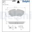 LP2039 DELPHI Комплект гальмівних колодок з 4 шт дисків