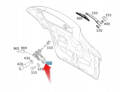 Mercedes-Benz OE A1698201440 Двигатель для задніх склоочисників mercedes b class w245