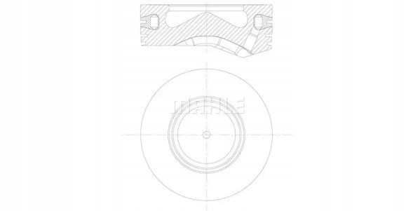 Mahle 081 PI 00105 000 Поршень двигуна 081 pi 00105 000 mahle bmw 3 e90 e91