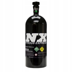 NX USA-NX-11100B-6 Чорний нітроциліндр Nitrous Express NX 4,5 кг AN6 блискавка 500 клапан