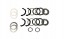 Китай 04434-60051 04434-60050 Герметики кросоверів Toyota Land Cruiser 80 Оригінал 04434-60051
