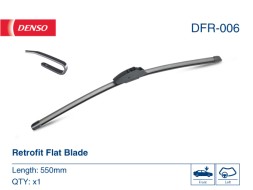DFR 006 DENSO Безкаркасна щітка склоочисника Denso Flat 550мм