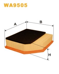 WA9505 WIX FILTERS Фільтр повітряний