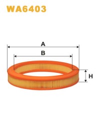 WA6403 WIX FILTERS Фільтр повітряний